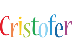 Cristofer birthday logo