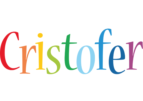 Cristofer birthday logo