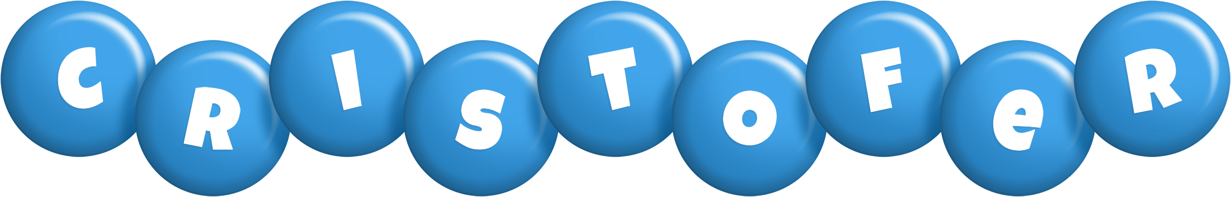 Cristofer candy-blue logo