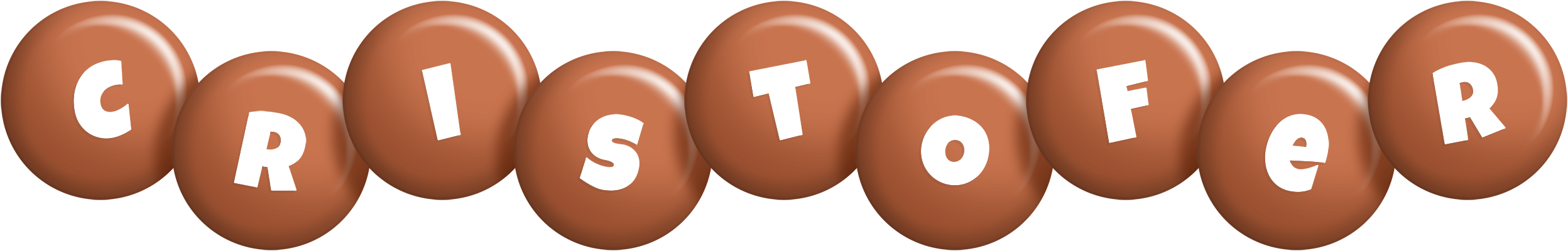 Cristofer candy-brown logo