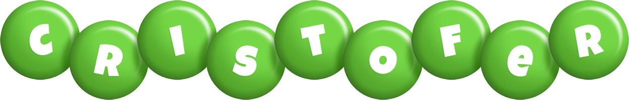 Cristofer candy-green logo