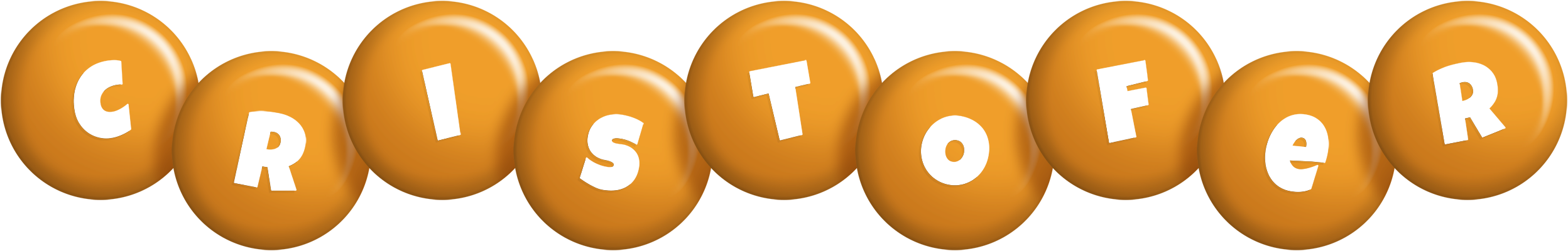 Cristofer candy-orange logo