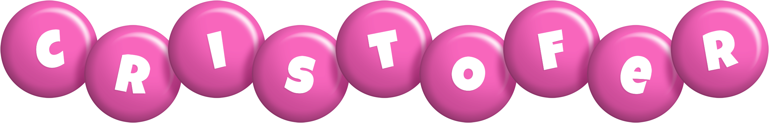 Cristofer candy-pink logo