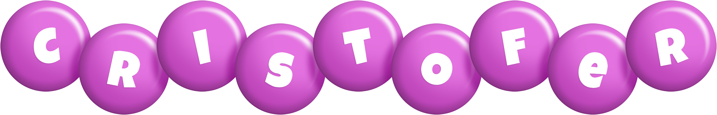 Cristofer candy-purple logo