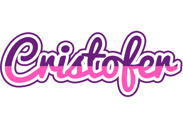 Cristofer cheerful logo