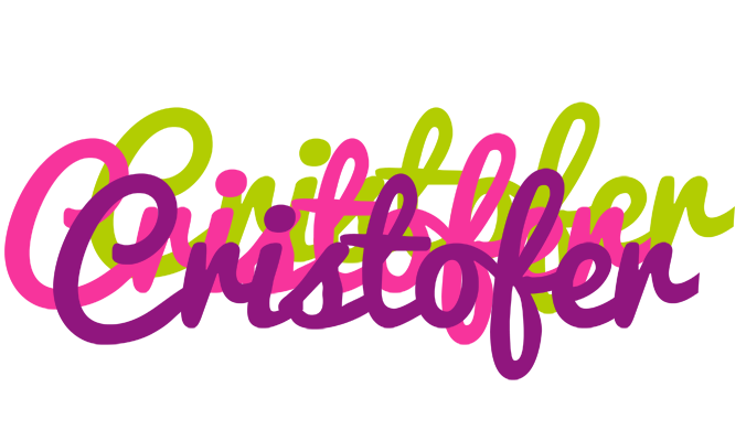 Cristofer flowers logo