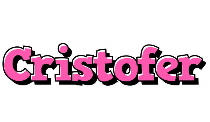 Cristofer girlish logo