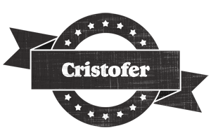 Cristofer grunge logo