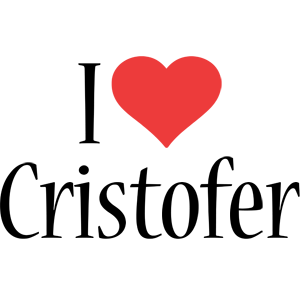 Cristofer i-love logo