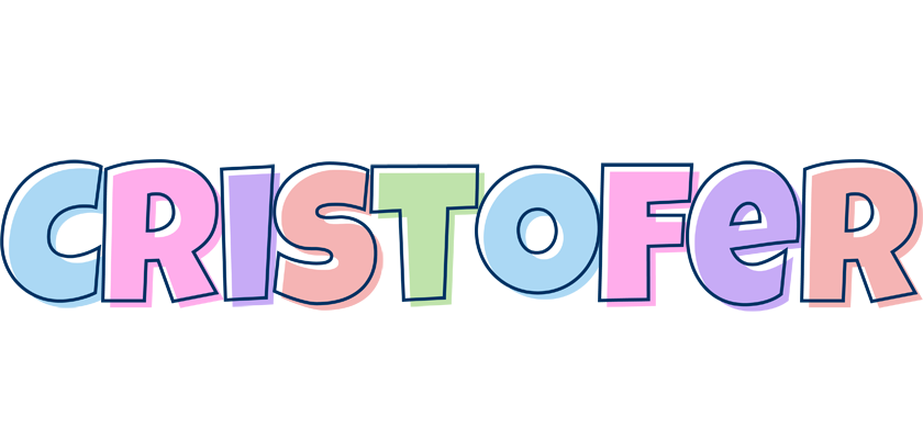 Cristofer pastel logo