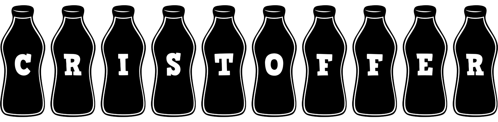 Cristoffer bottle logo
