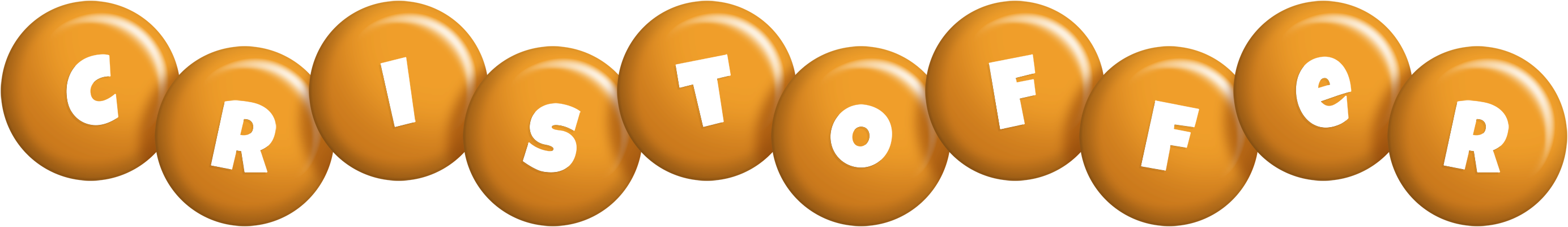 Cristoffer candy-orange logo