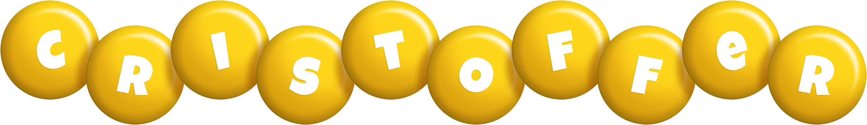 Cristoffer candy-yellow logo