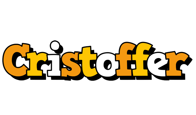 Cristoffer cartoon logo