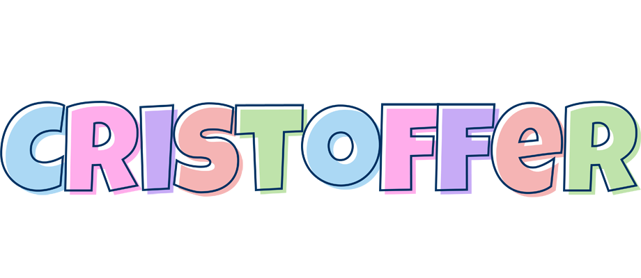 Cristoffer pastel logo