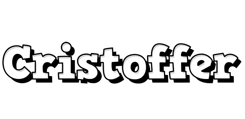 Cristoffer snowing logo