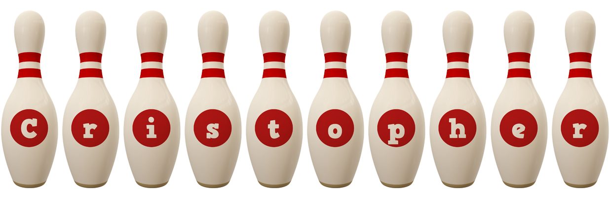 Cristopher bowling-pin logo
