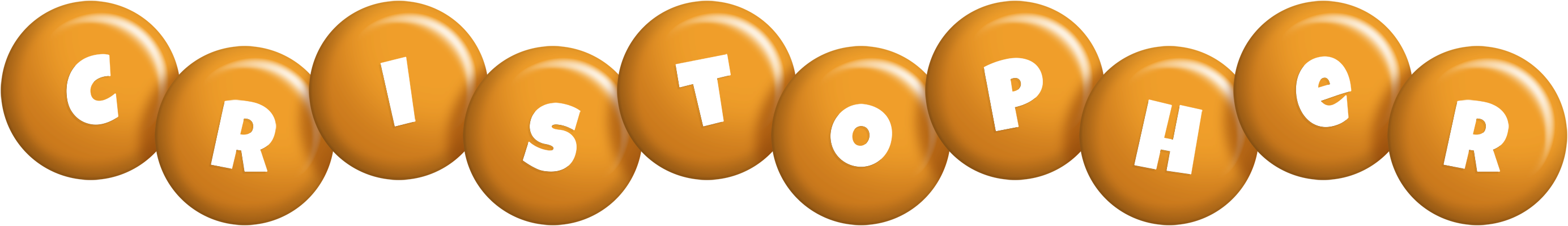 Cristopher candy-orange logo