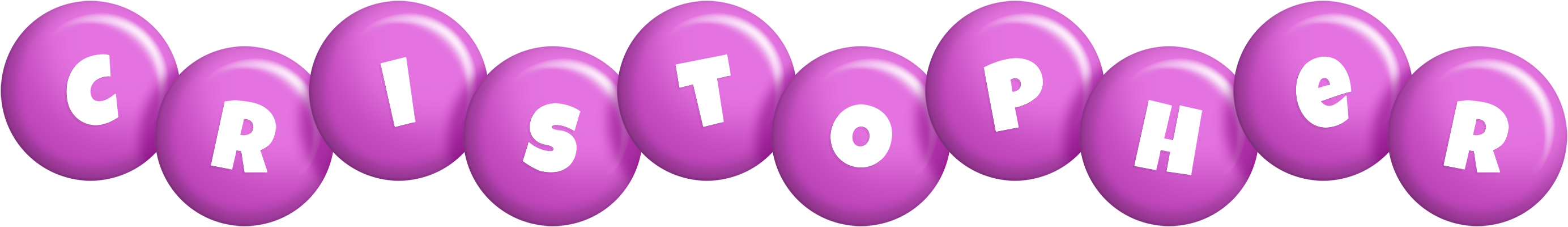 Cristopher candy-purple logo