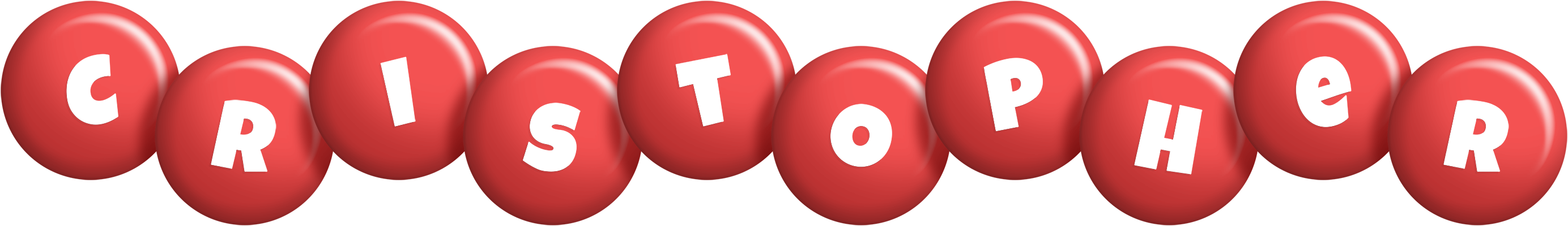 Cristopher candy-red logo