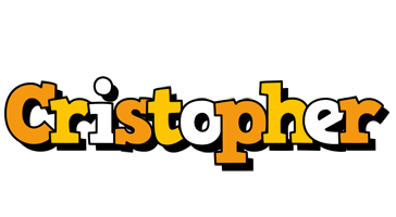 Cristopher cartoon logo