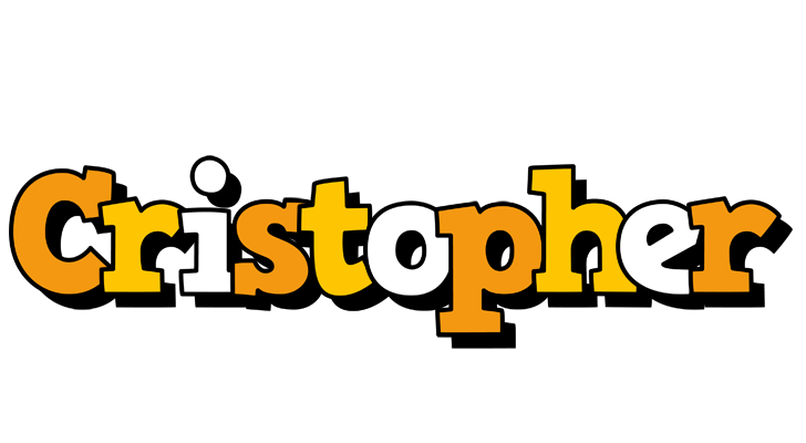 Cristopher cartoon logo