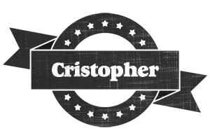 Cristopher grunge logo