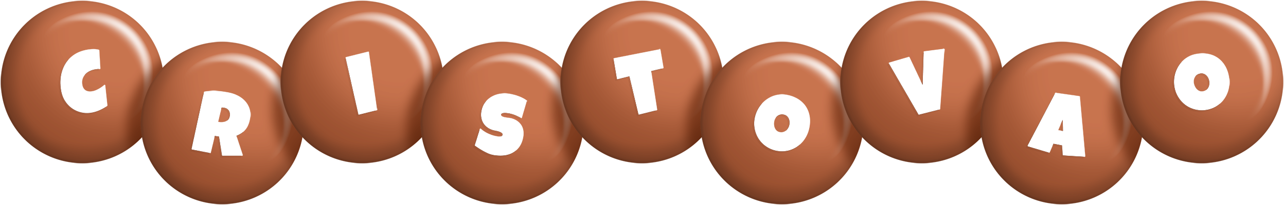 Cristovao candy-brown logo