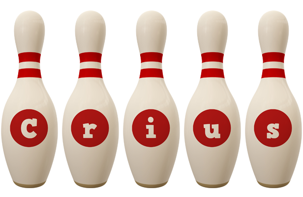 Crius bowling-pin logo