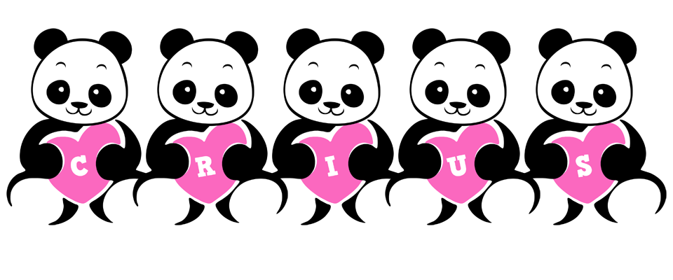 Crius love-panda logo