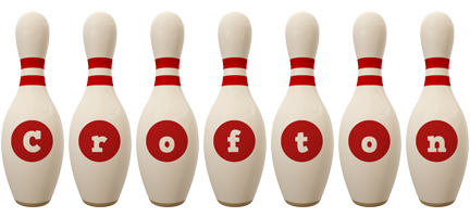 Crofton bowling-pin logo