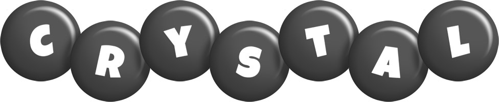 Crystal candy-black logo