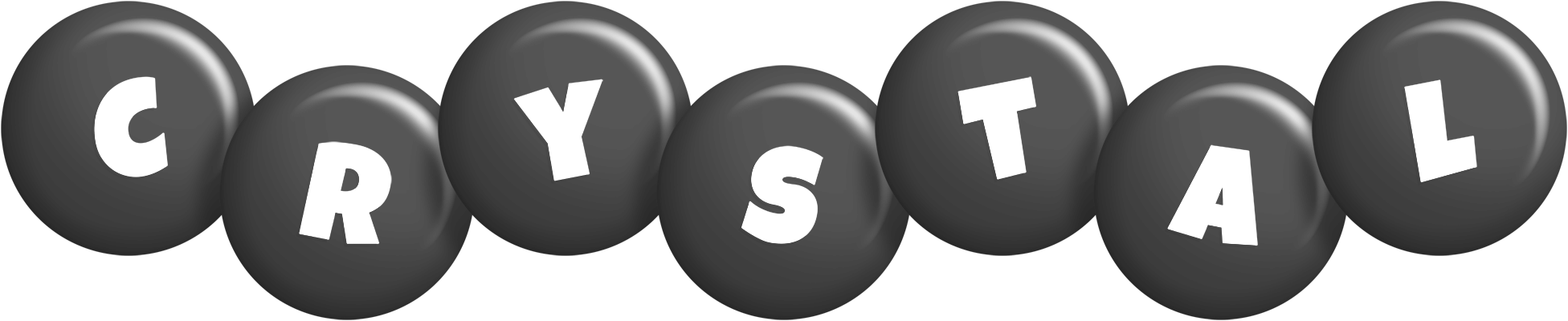 Crystal candy-black logo