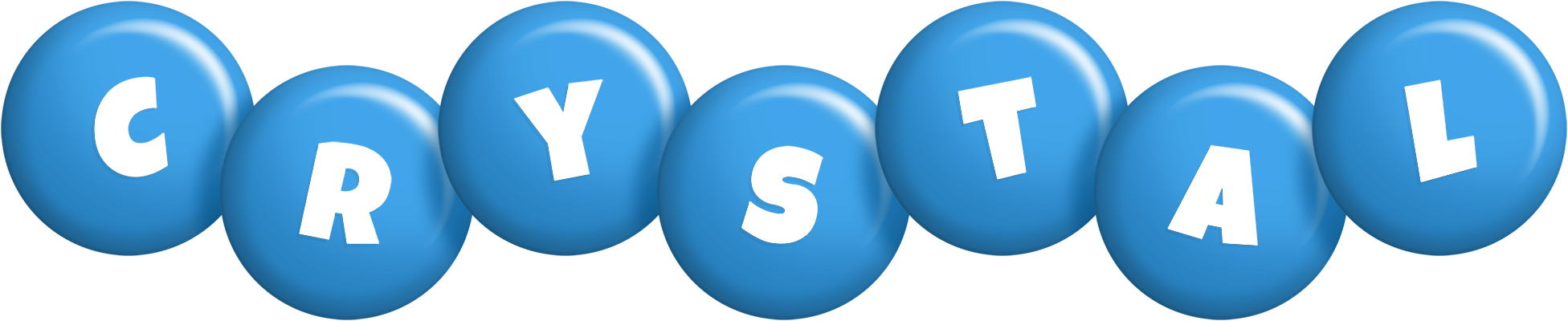 Crystal candy-blue logo