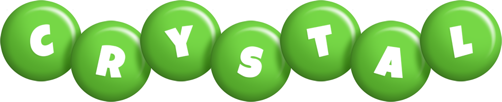 Crystal candy-green logo