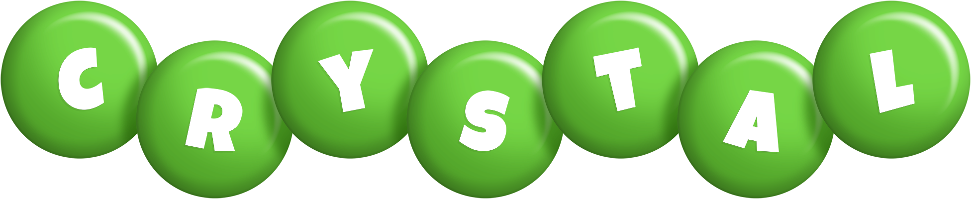 Crystal candy-green logo