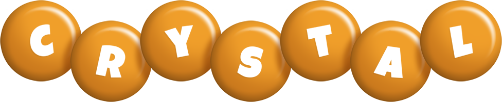 Crystal candy-orange logo