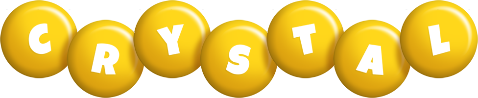 Crystal candy-yellow logo