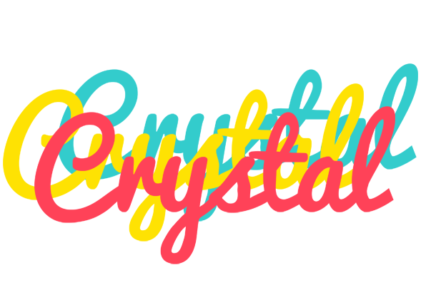 Crystal disco logo