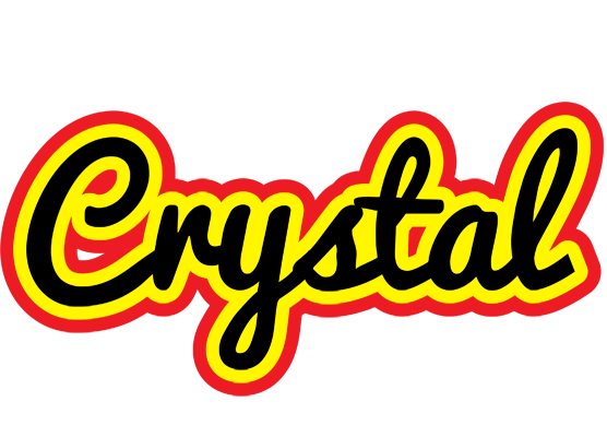 Crystal flaming logo