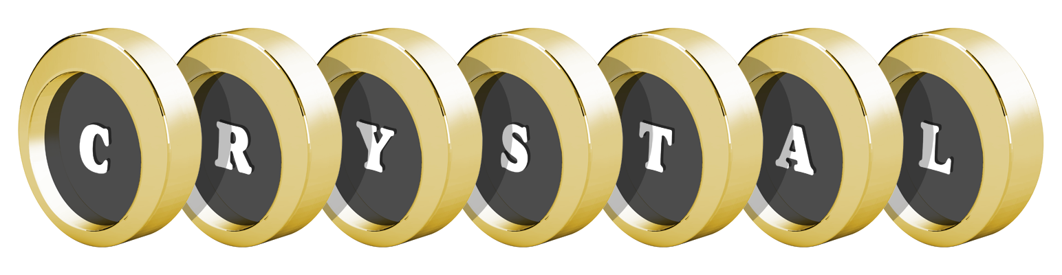 Crystal gold logo