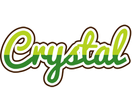 Crystal golfing logo