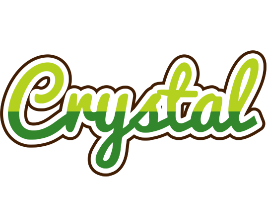 Crystal golfing logo