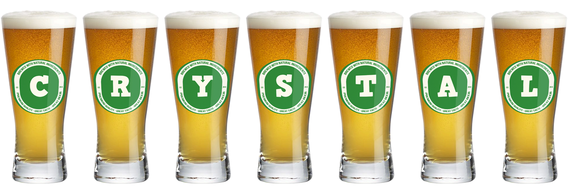 Crystal lager logo