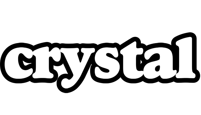 Crystal panda logo