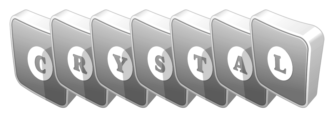 Crystal silver logo