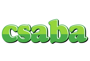 Csaba apple logo