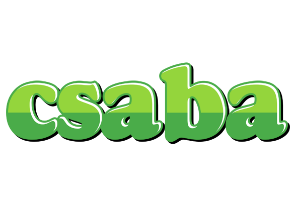 Csaba apple logo