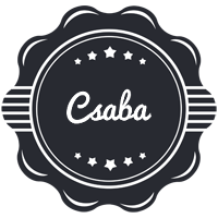 Csaba badge logo