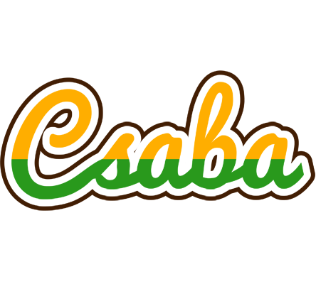 Csaba banana logo